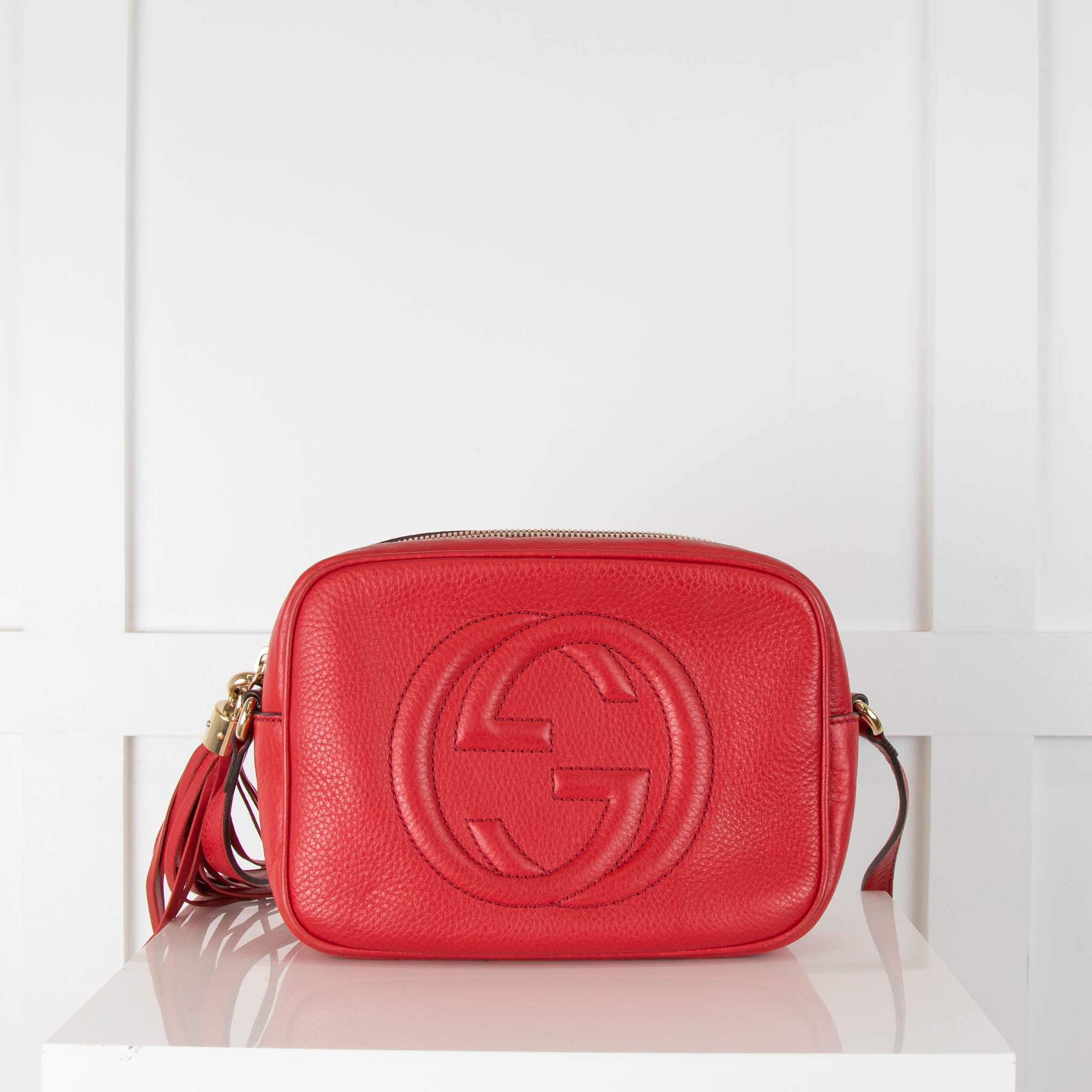 Gucci disco bag online red