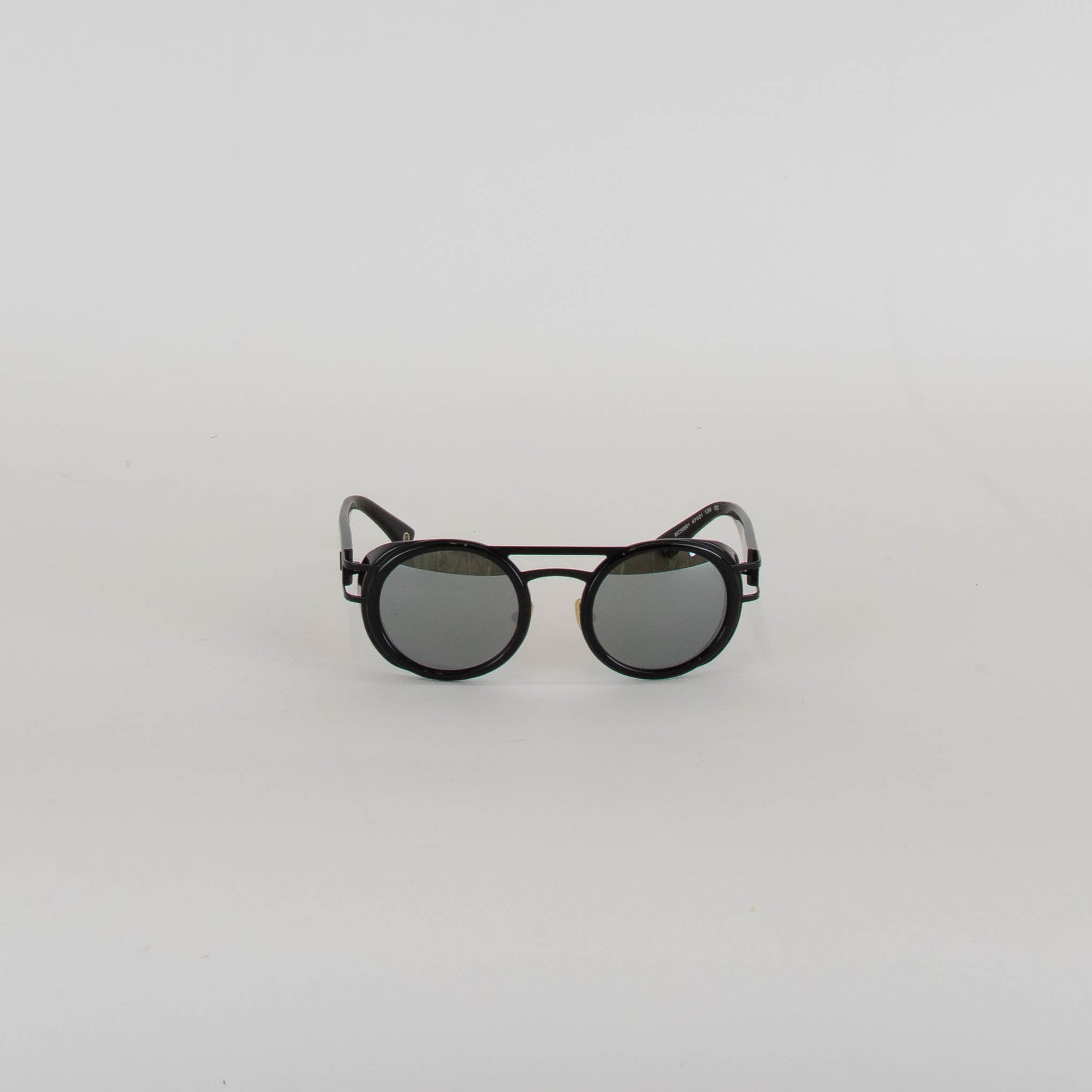 Moncler Black Mirrored Round Sunglasses Phoenix Style