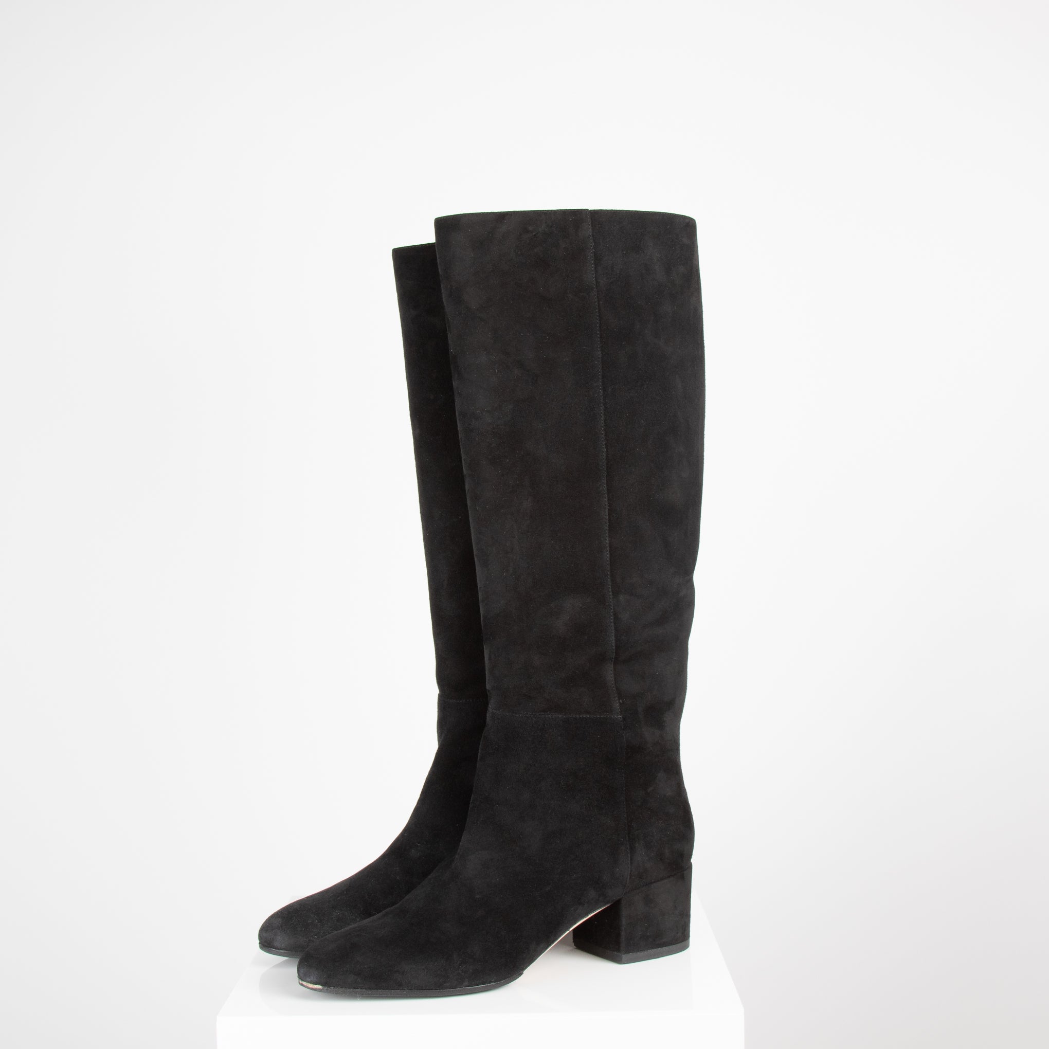 sergio rossi over the knee suede boots