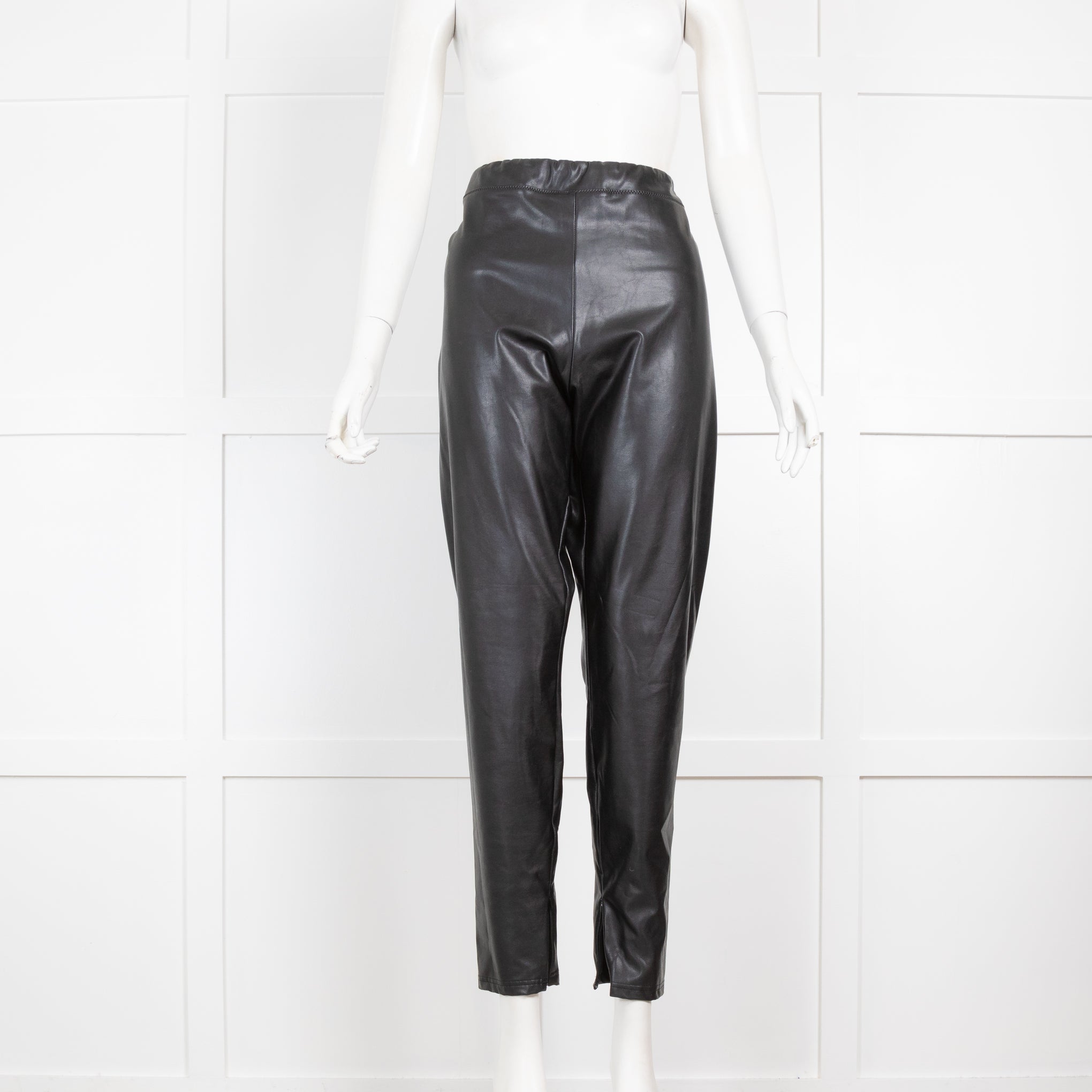 Michael kors faux leather hot sale pants