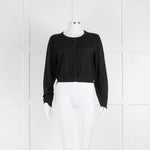 Tory Burch Black Thin Knit Cardigan