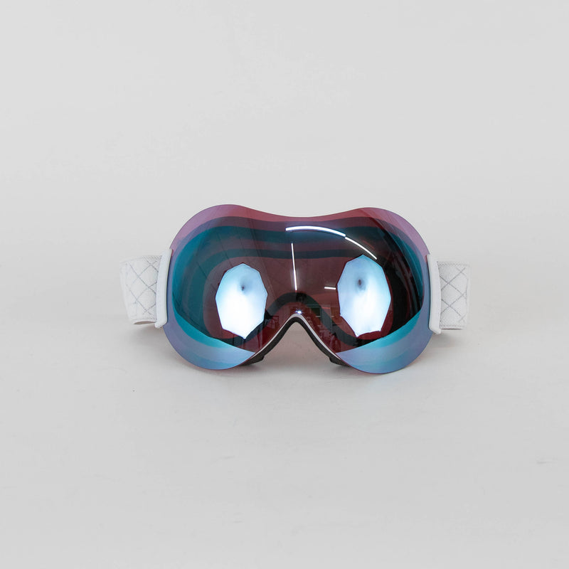 Chanel Shield Blue/ Pink Lens Ski Goggles