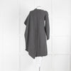 Alexander McQueen Grey Wool Cashmere Mix Wrap Cardigan