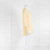 Vince Yellow V Neck Cashmere Mix Jumper