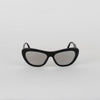 Chanel Black Cat Eye with Diamonte Logo Sunglasses