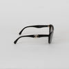 Chanel Black Cat Eye with Diamonte Logo Sunglasses