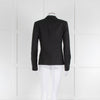 Brioni Black White Pinstripe Buttoned Blazer