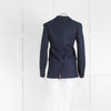 The Kooples Blue Herringbone Unlined Blazer