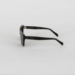 Celine Black Acetate Cat Eye Sunglasses