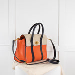 Mulberry Bayswater Orange 2 Way Small Bag With Strap