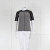 Proenza Schouler White Black Wool Leather Top