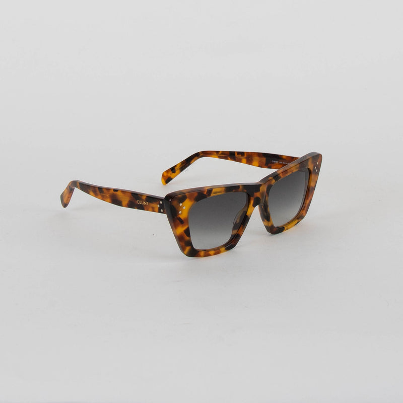 Celine Tortoiseshell Cat Eye Sunglasses