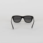 Chanel Black Metal Logo Arm Sunglasses