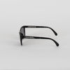 Chanel Black Metal Logo Arm Sunglasses