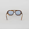 Vehla River Tortoishell Sunglasses Blue Lenses