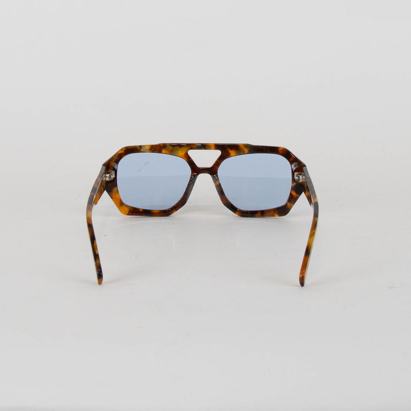 Vehla River Tortoishell Sunglasses Blue Lenses