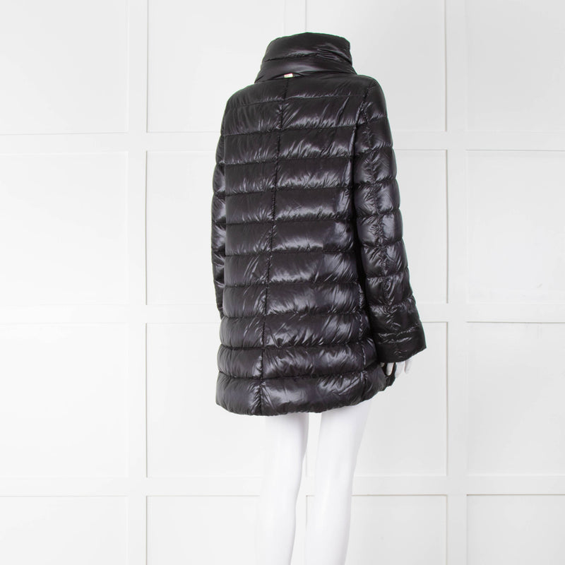 Herno Amelia Black Puffer Coat