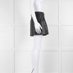 3.1 Philip Lim Black Leather Shorts