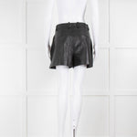 3.1 Philip Lim Black Leather Shorts