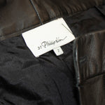 3.1 Philip Lim Black Leather Shorts