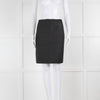 Paule Ka Black Quilted Pencil Skirt