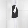 Paule Ka Black Quilted Pencil Skirt