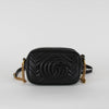 Gucci Black Mini Marmont Camera Crossbody