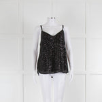 Second Female Black Sequin Camisole Top