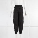 Me + Em Black Cargo Trousers With Side Pockets