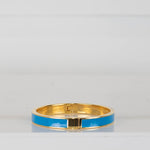 Kate Spade Blue Gold Enamel Cuff