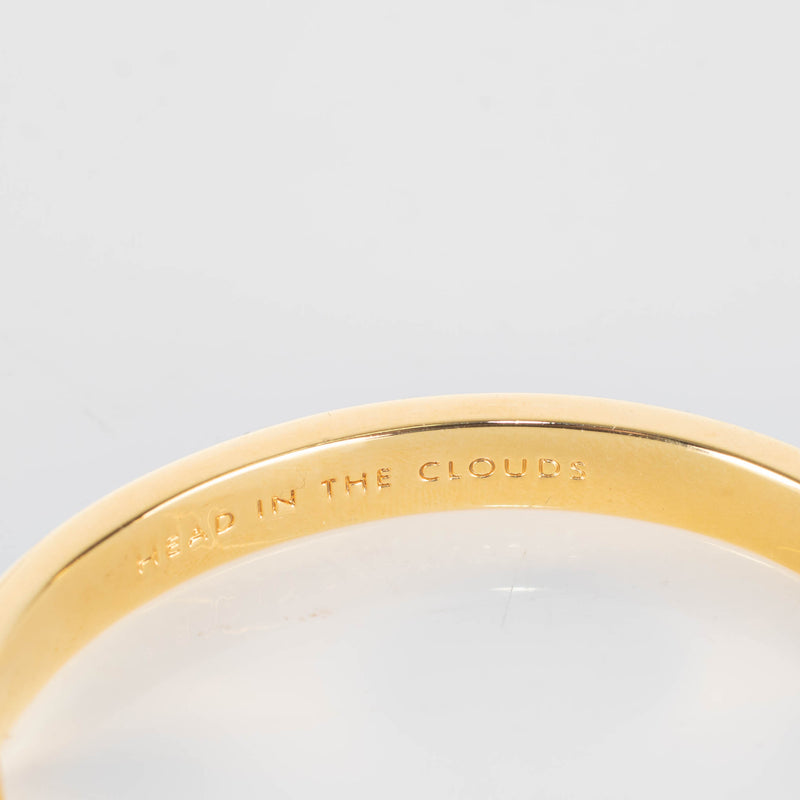 Kate Spade Blue Gold Enamel Cuff