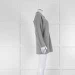 Amina Rubinacci Grey Cashmere Shacket