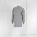 Amina Rubinacci Grey Cashmere Shacket