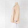 Marella Cream Wool Mix Coat With Matching Scarf