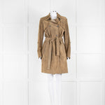 Meindl  Tan Suede Lady Trench Coat