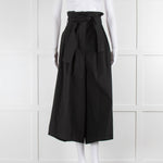 Fendi Black Paper Bag Waist Culottes