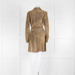 Meindl  Tan Suede Lady Trench Coat