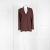 Joseph Burgundy Long Line Jacket