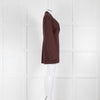 Joseph Burgundy Long Line Jacket