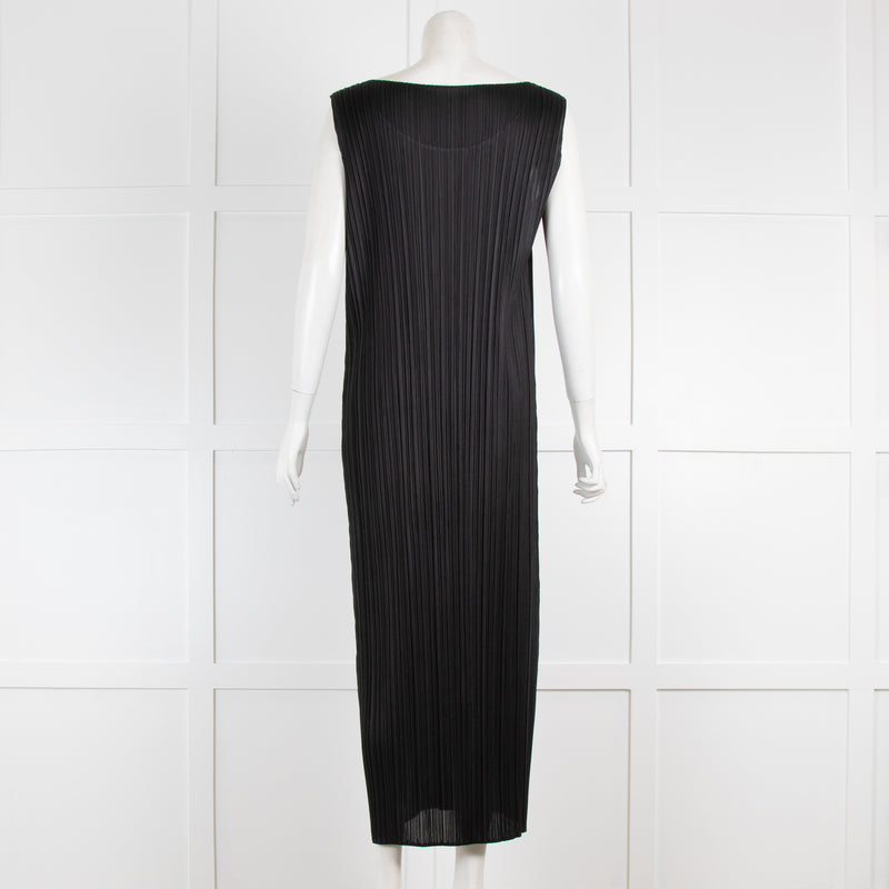 Pleats Please Plisse Black Shift Dress