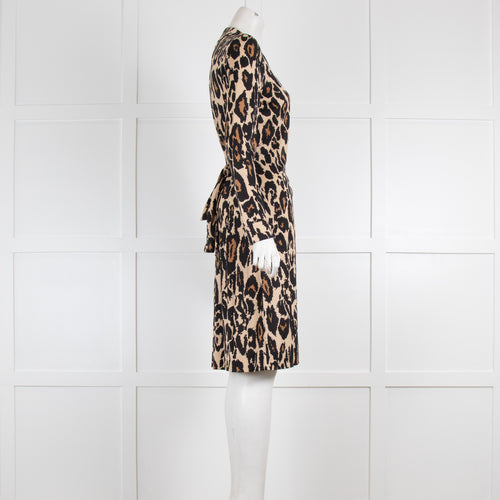 Diane Von Furstenberg Leopard Wrap Dress