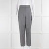 Stella McCartney Grey Wool High Waisted Tailored Trousers