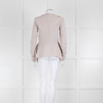 Roland Mouret Putty Coloured Crepe Tailored Jacket