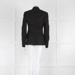 Alexander McQueen Black Blazer with Embellished Star Detailing