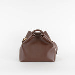 Elleme Paris Brown Caviar Baozi Bag with Crossbody Strap