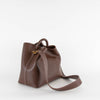 Elleme Paris Brown Caviar Baozi Bag with Crossbody Strap