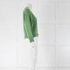 by Iris Green Mohair Cardigan