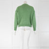 by Iris Green Mohair Cardigan