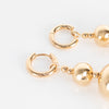 Essentiel Antwerp Gold Colour Ball Drop Earrings