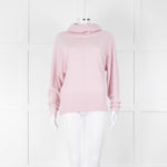 Pure Cashmere Pale Pink Cashmere Roll Neck Jumper